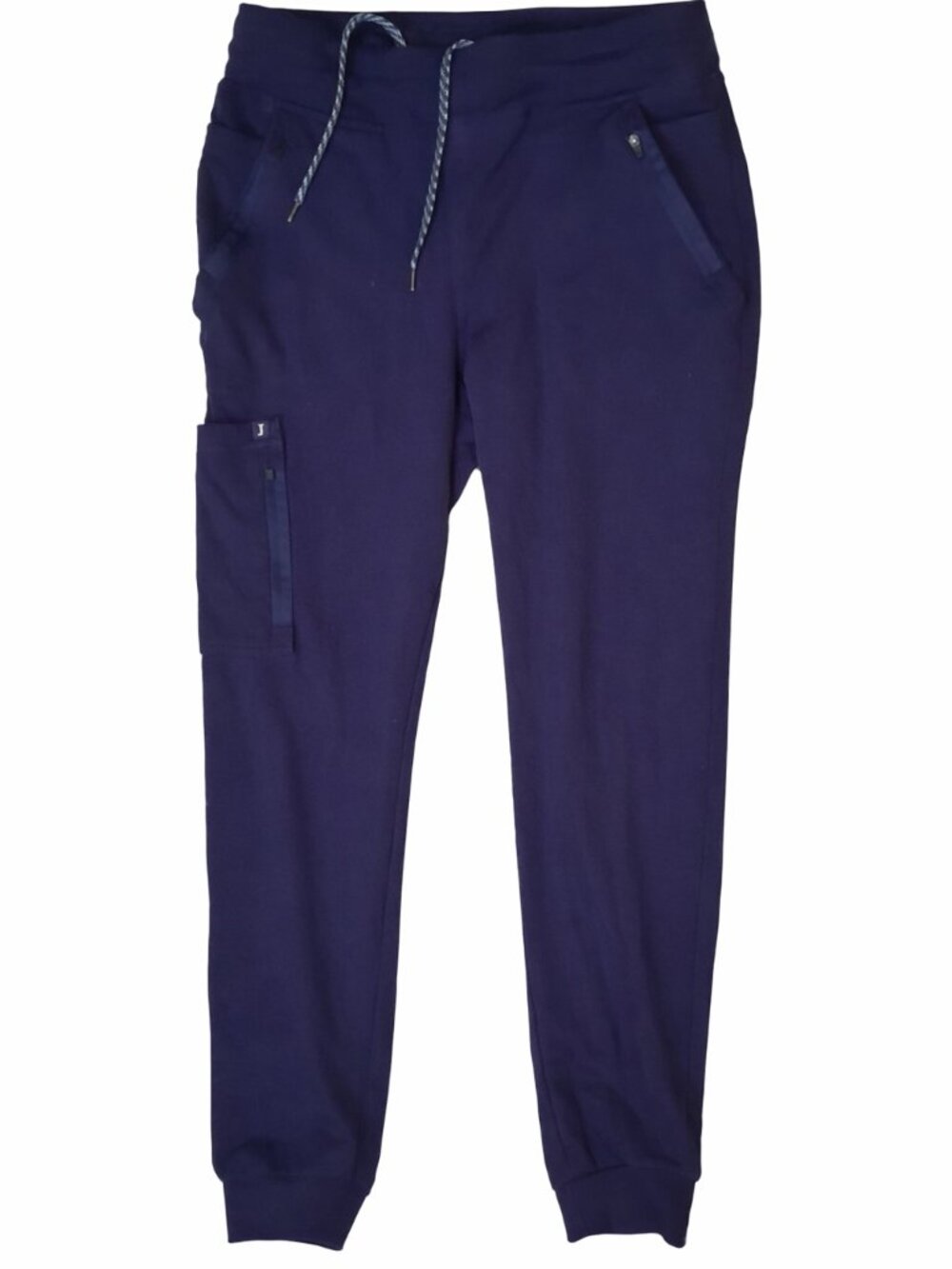 Jaanuu Navy Blue Drawstring Jogger Track Pants